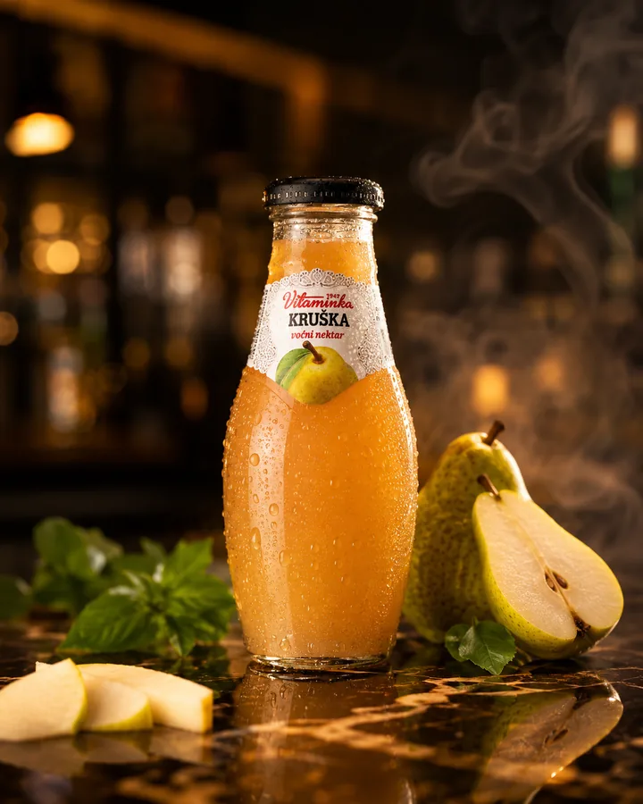 Pear juice at Rrem's