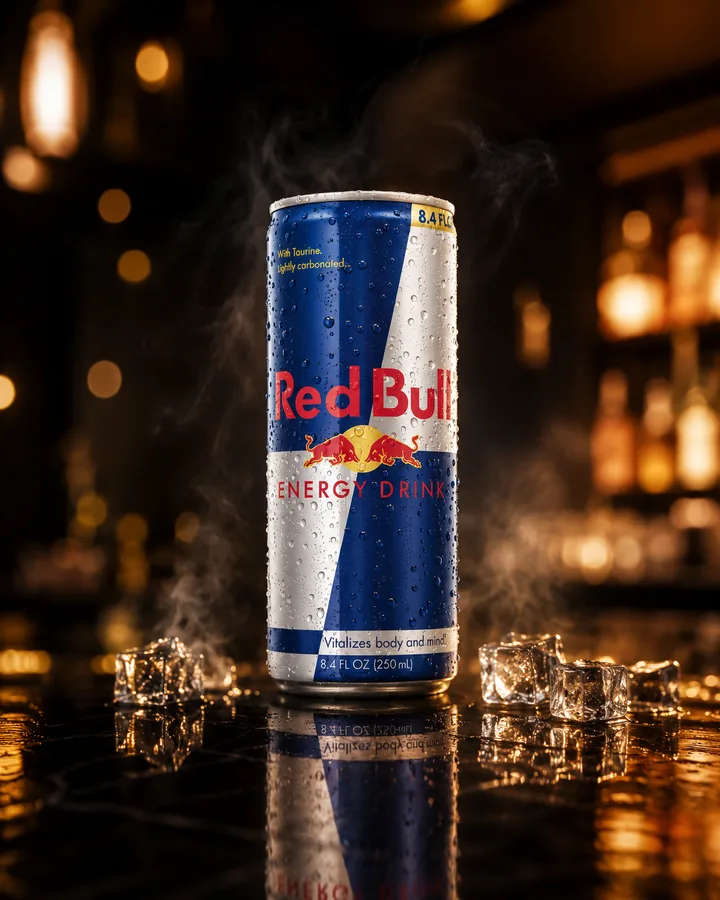 Red Bull cold drink at Rrem's