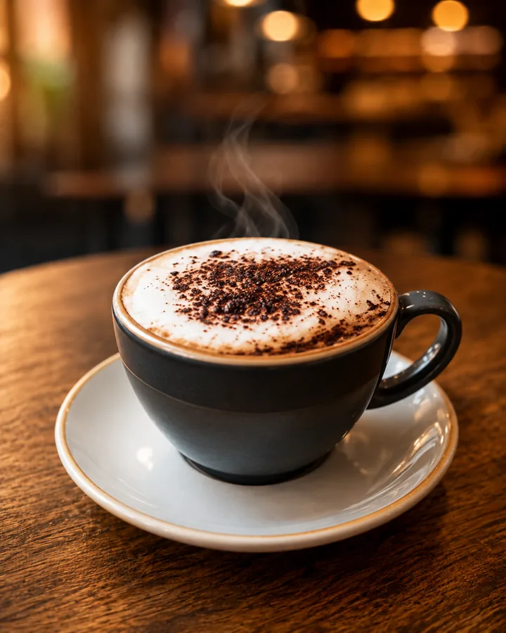 Cappuccino at Rrem's Café