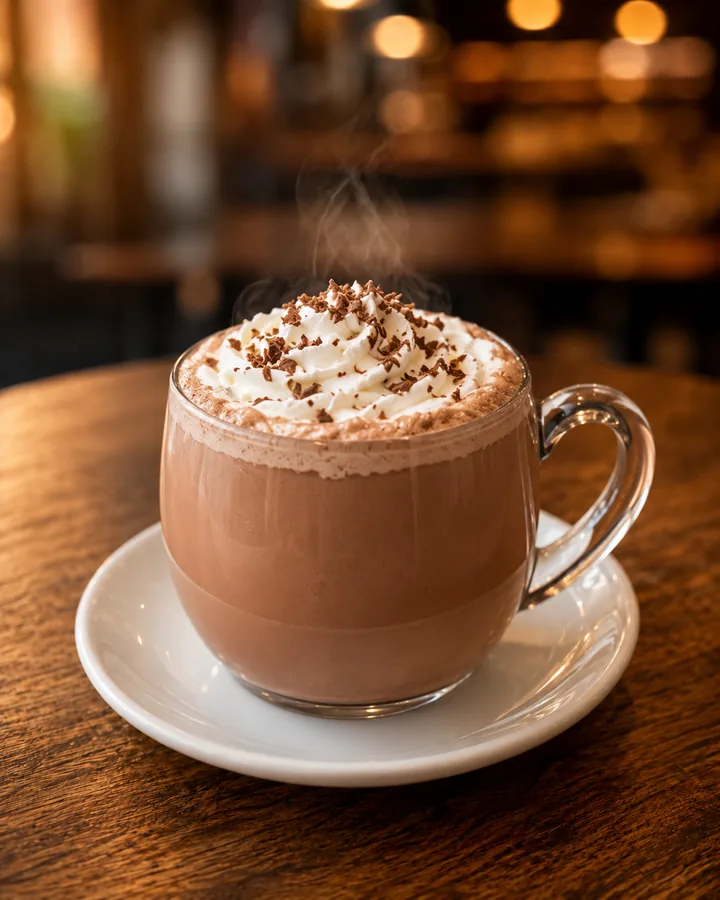 Hot chocolate at Rrem's