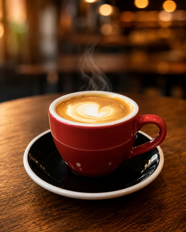 Small macchiato at Rrem's