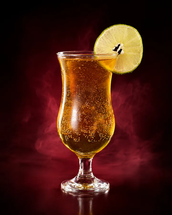 Green Dragon cocktail at Rrem's Tetovo