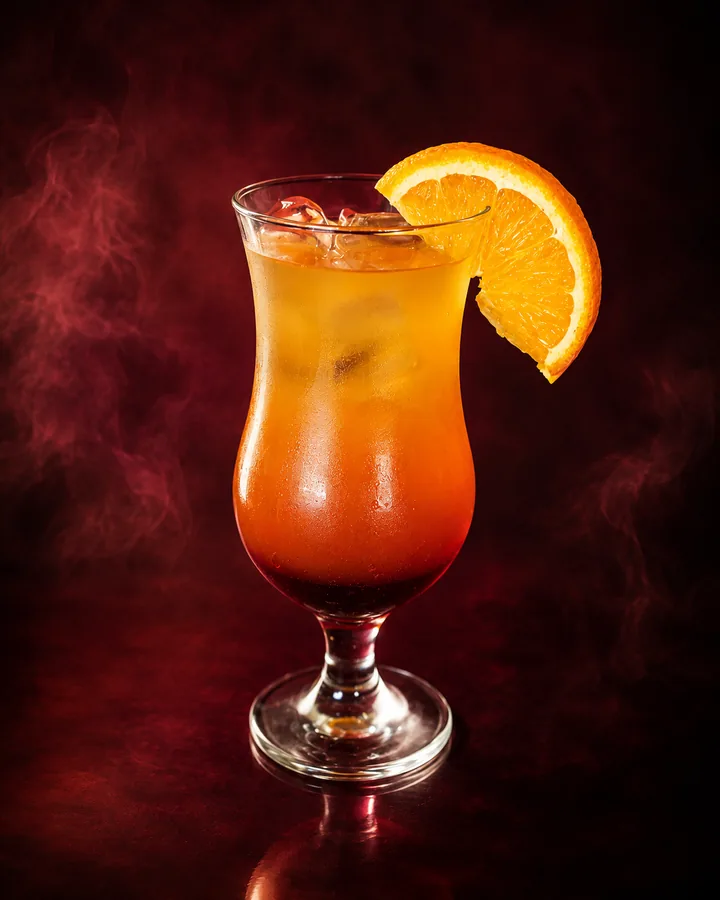 Sun Rise non-alcoholic cocktail at Rrem's
