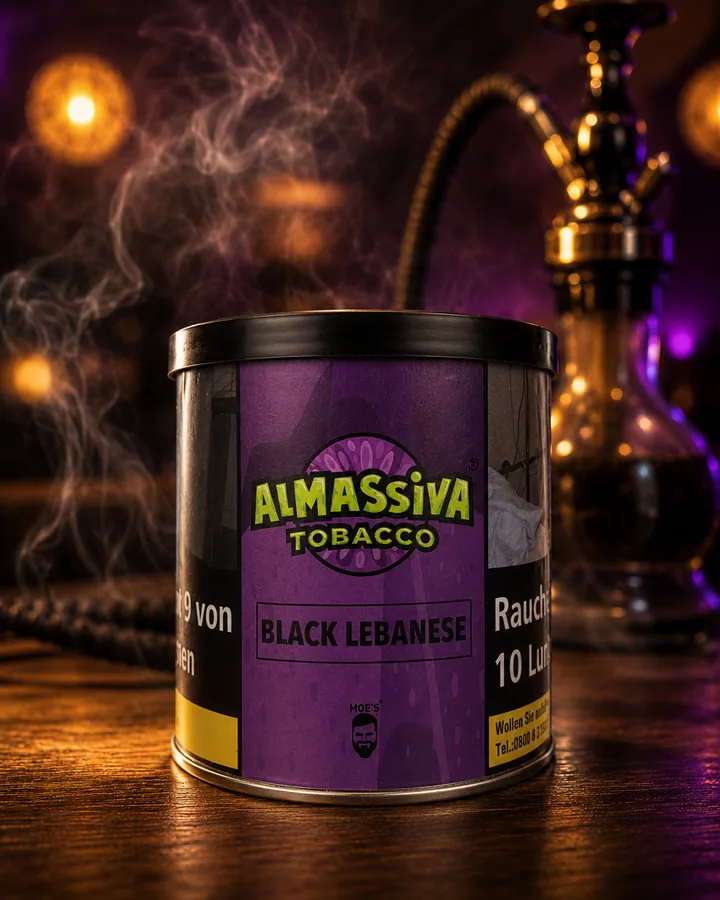 Black Lebanese premium hookah flavor at Rrem's