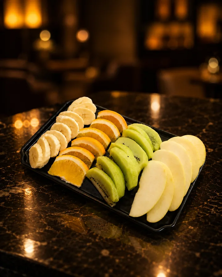 Fruit plate at Rrem's